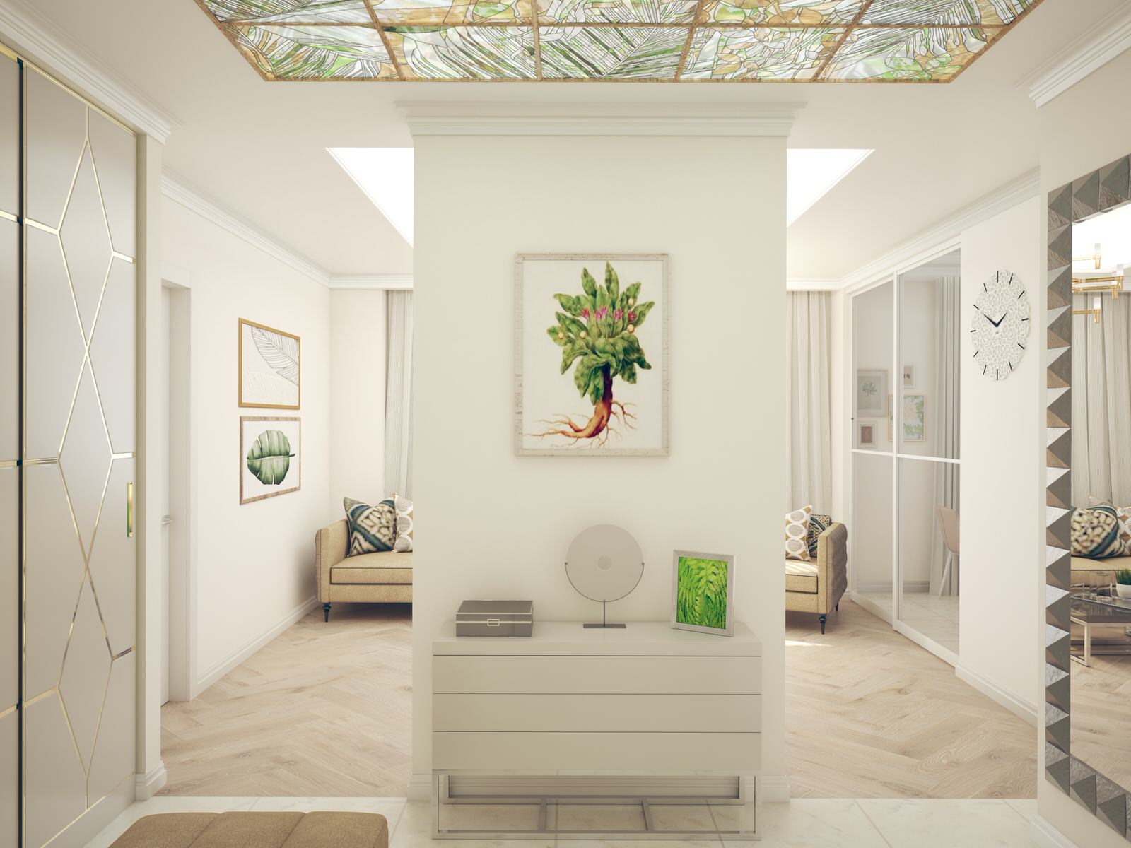 Неоклассика в 69 кв м