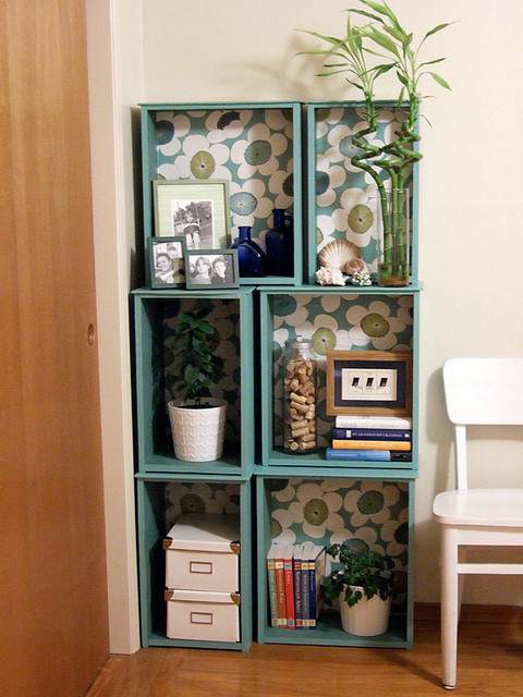 Modular bookcase contemporain-bureau-a-domicile
