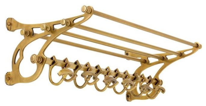 brass coat rack
