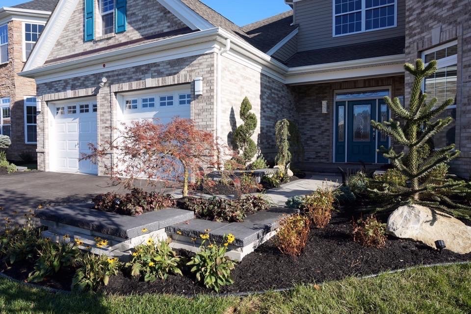 Monroe NJ, Front Contemporary Landscaping