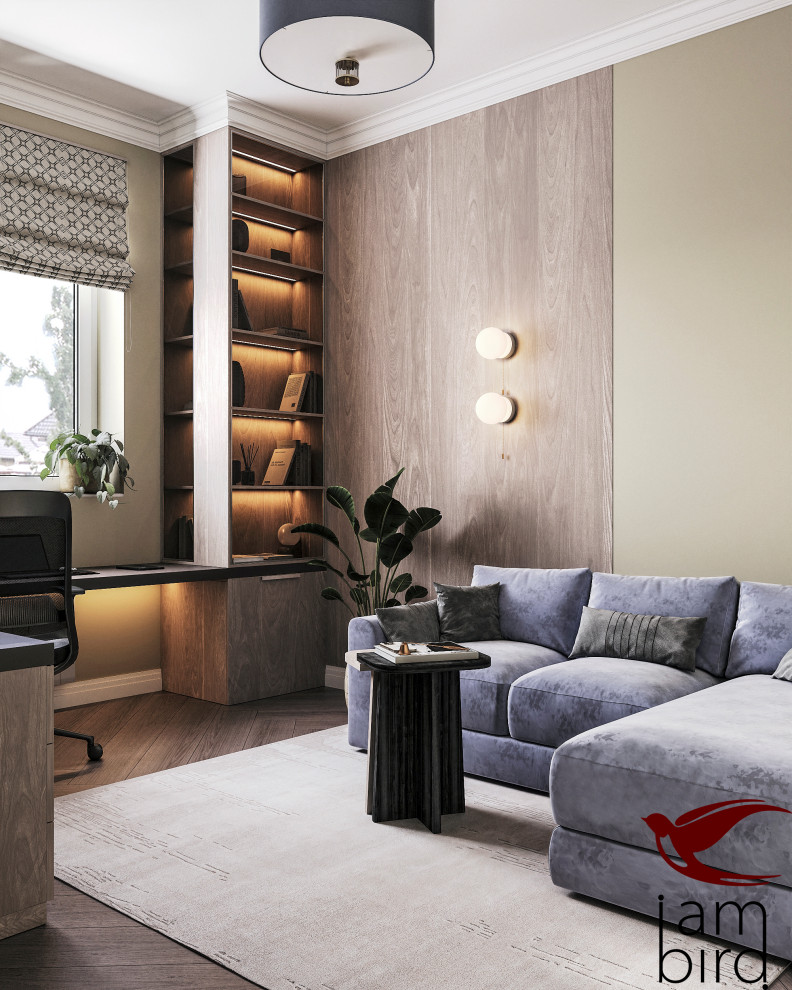 Современная классика с нотками ар-деко в КП "Гайд Парк"