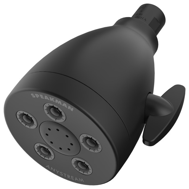 Speakman Hotel S2005H Shower Head, Matte Black Contemporary