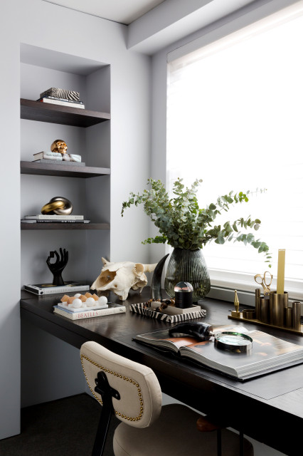 Chelsea, NYC modern-arbeitszimmer