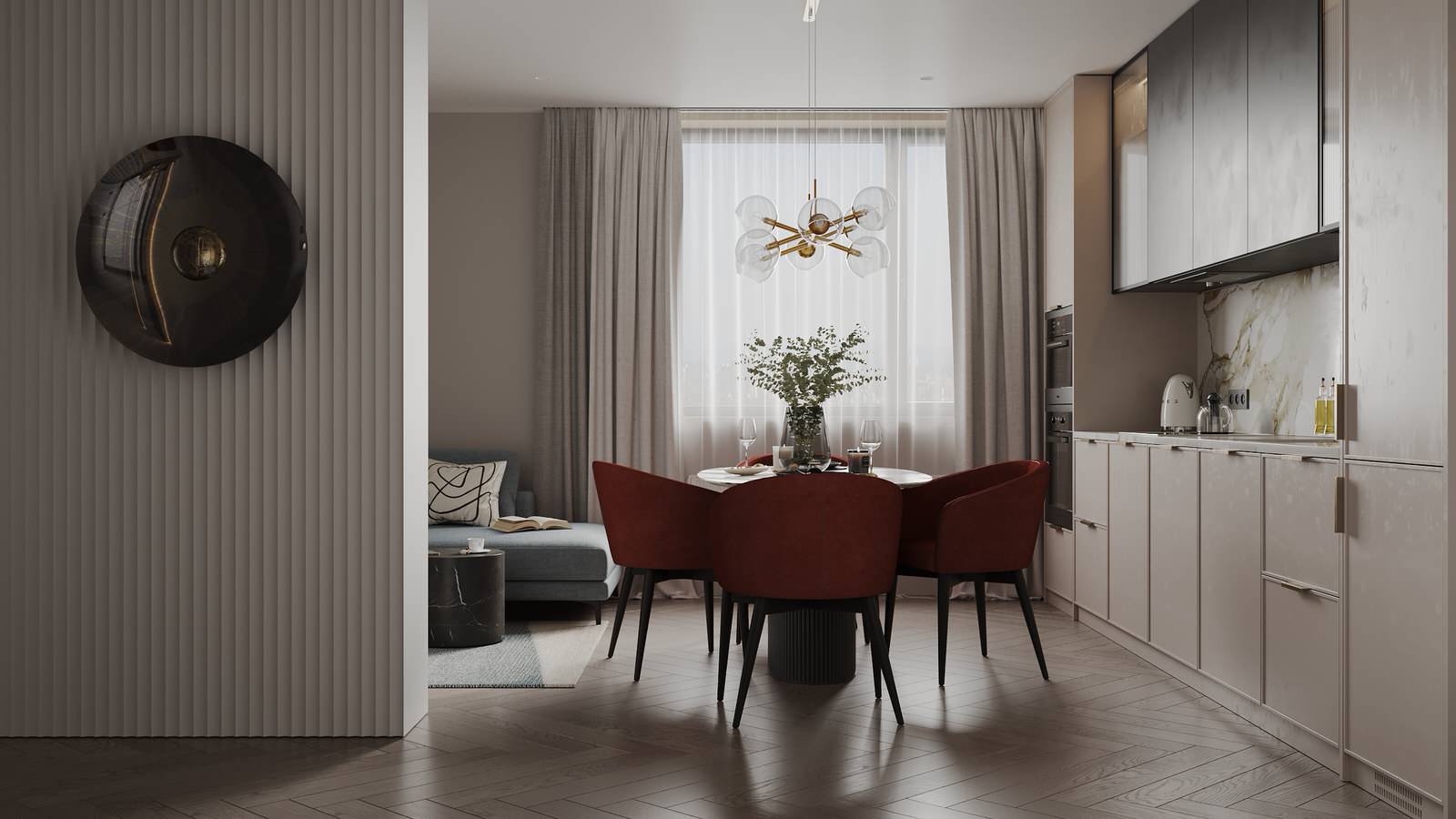 Дизайн квартиры в ЖК «Discovery Residence»