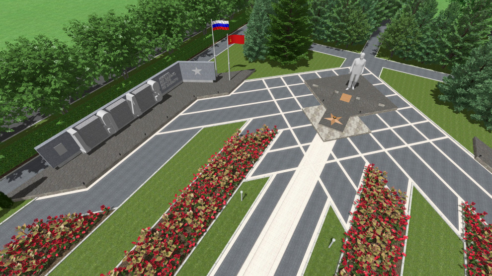 Мемориальный комплекс "Вечный Огонь" в г.Жиздра, 2021