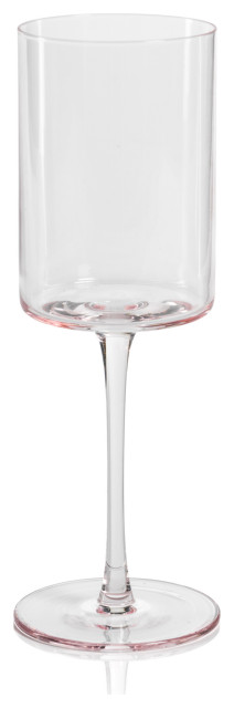 Foligno Wine Glasses, Light Pink, Set of 6