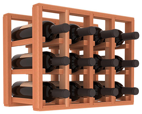 wine racks america 12 bottle counter top pantry wine rack redwood unstained