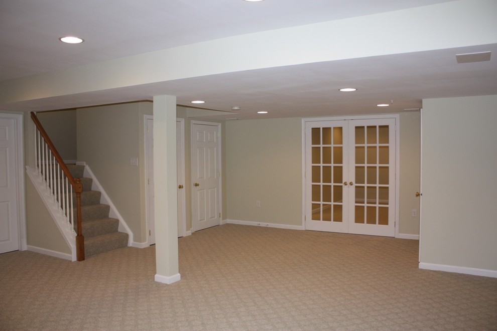 Finished Basements Traditional Basement Philadelphia by