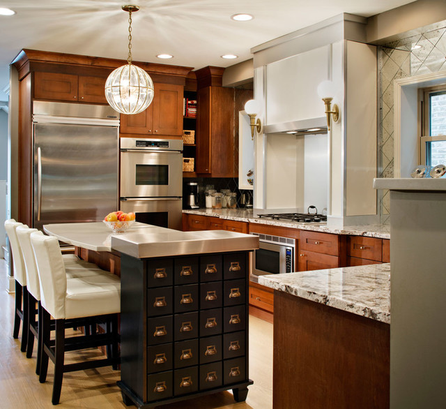 Hollywood Regency Residence klassisch-modern-kueche