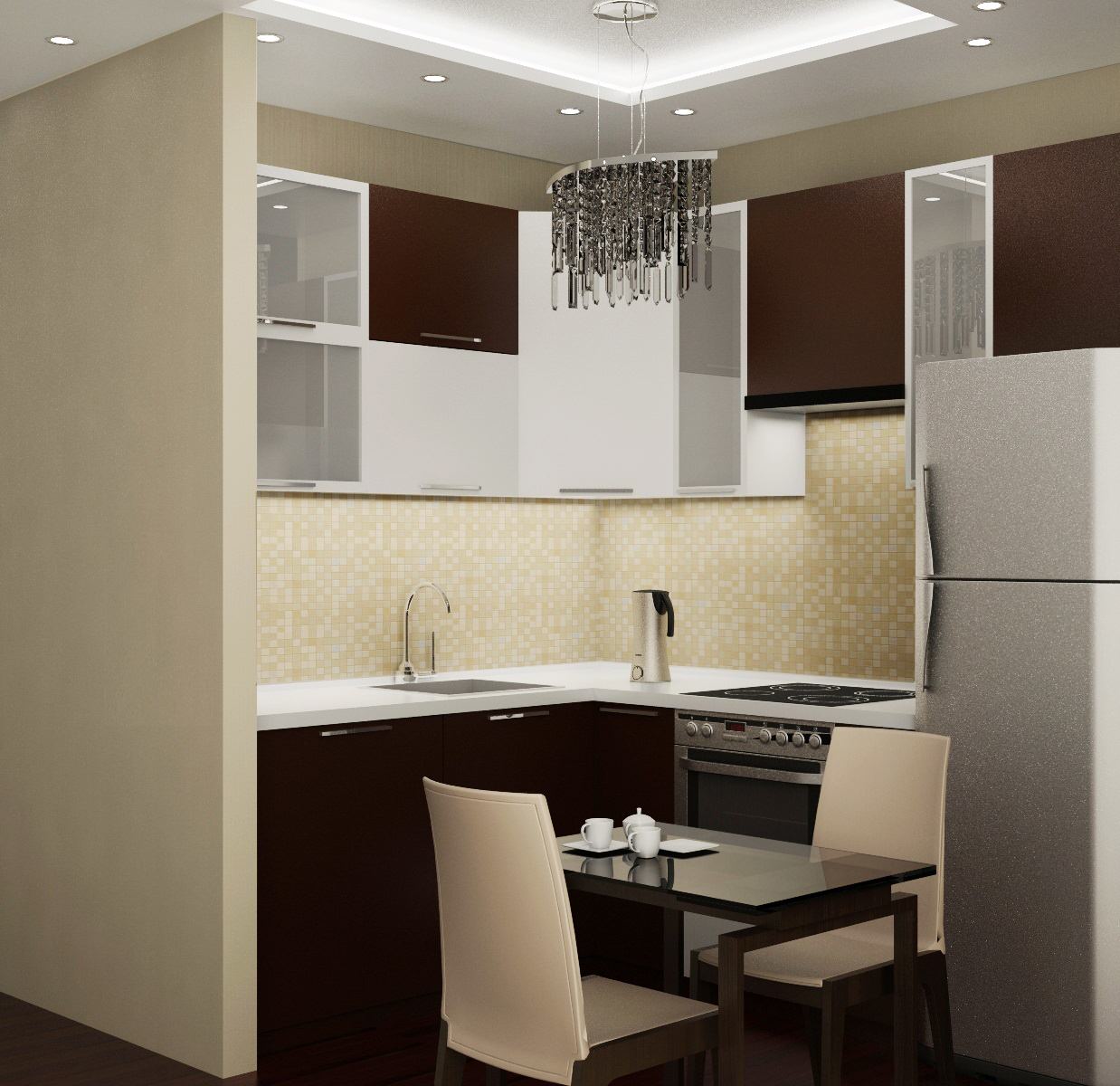 Дизайн 1-комнатной квартиры Молоково