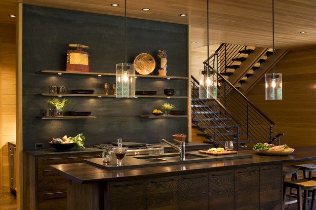 Nethermead Residence contemporaneo-cocina