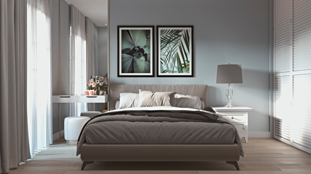 Двухкомнатная квартира в современном скандинавском стиле