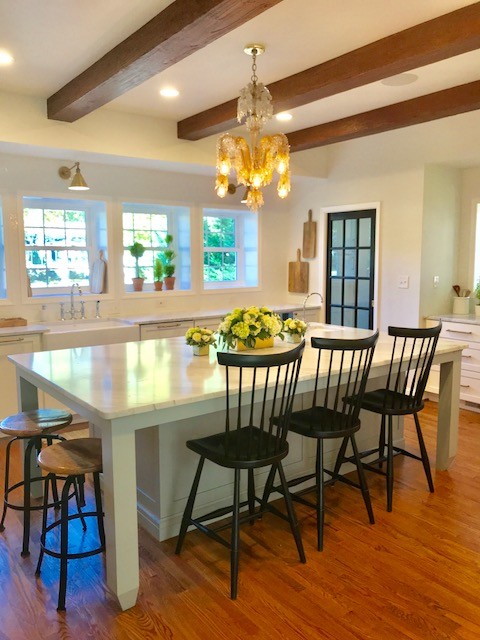 Transitional home design photo in DC Metro