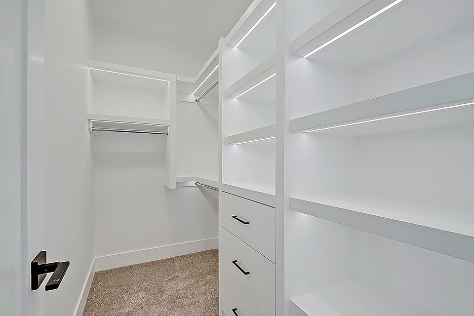 Transitional home design photo in Calgary