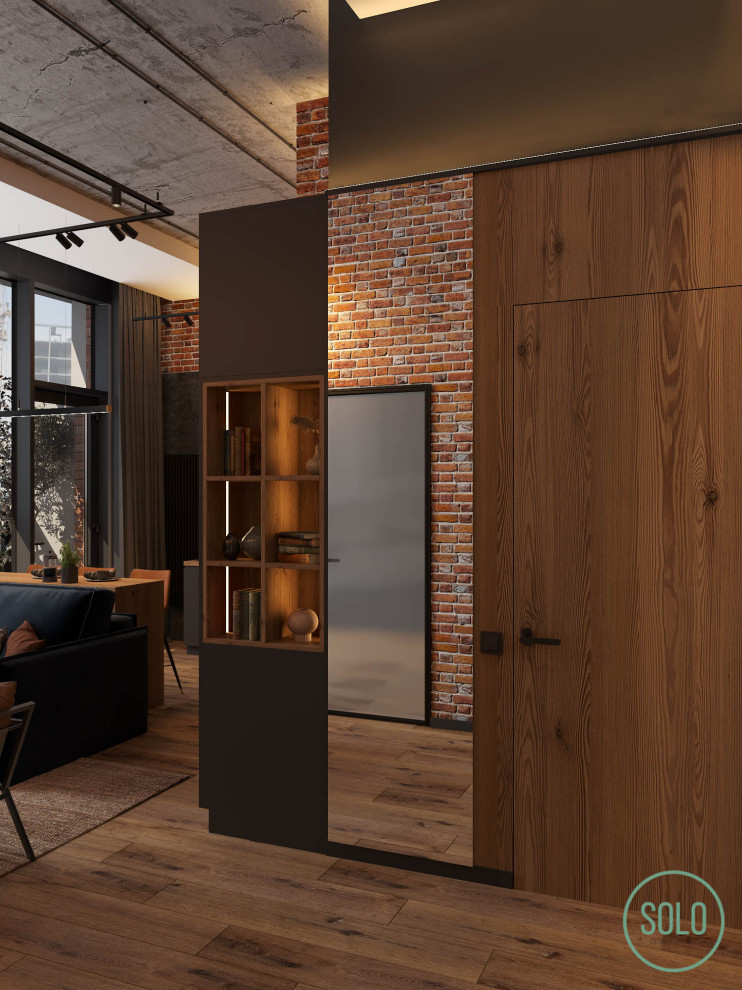 Лофт со спальней на втором уровне