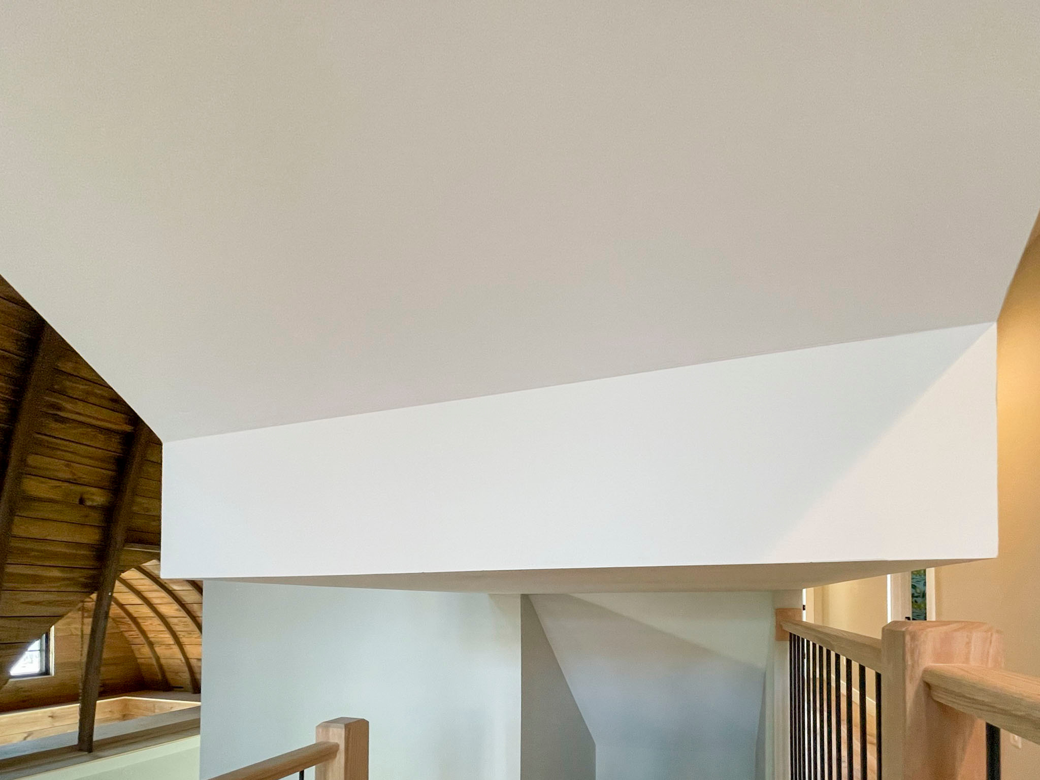 102_Straight-Freestanding Stairs/Landing in Barn Style Home, Leesburg VA 20175