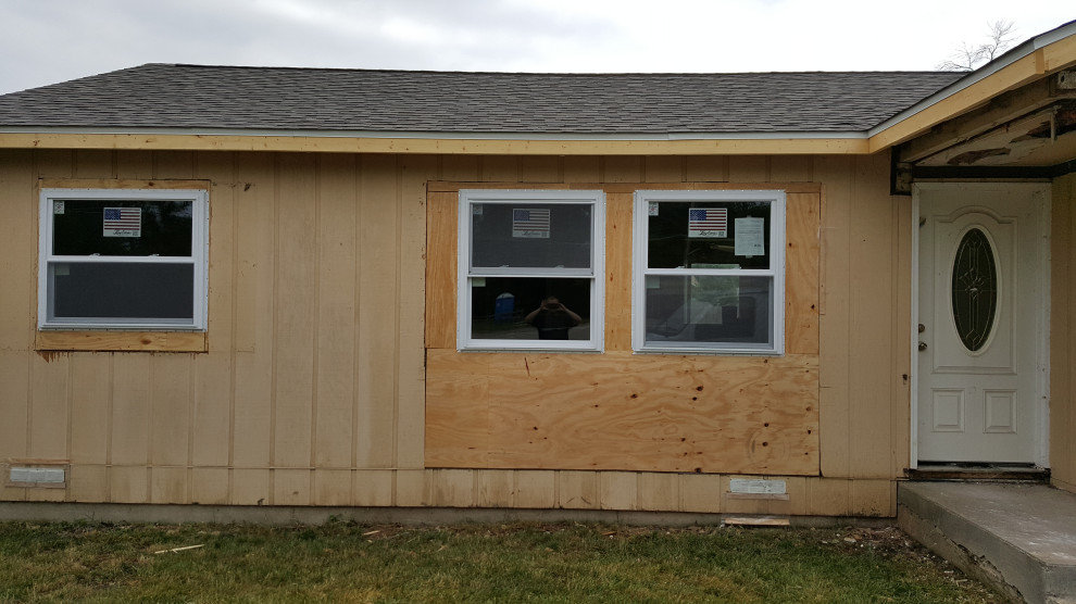 new window sizes, almost ready for siding