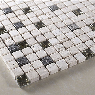 Tawers crystal three-dimensional decorative pattern beige stone mosaic a123