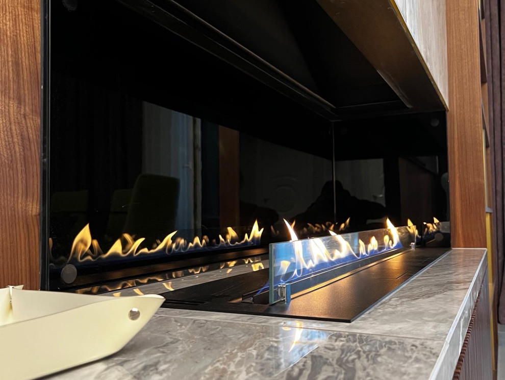 Автоматический биокамин Smart Fire A5 с вытяжным зонтом