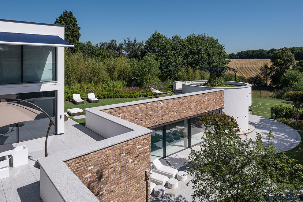 Contemporary terrace in London.