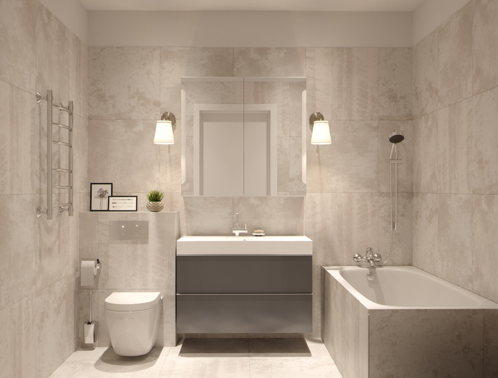 Стильный серый