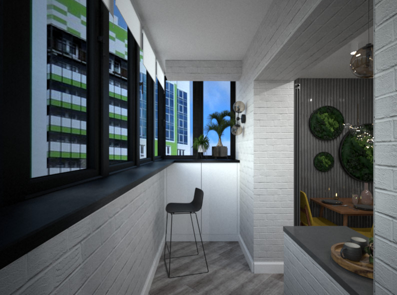 Проект 2-х комнатной квартиры ЖК Комфорт Парк