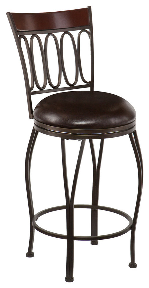 Jordan Swivel Counter Stool Traditional Bar Stools And Counter