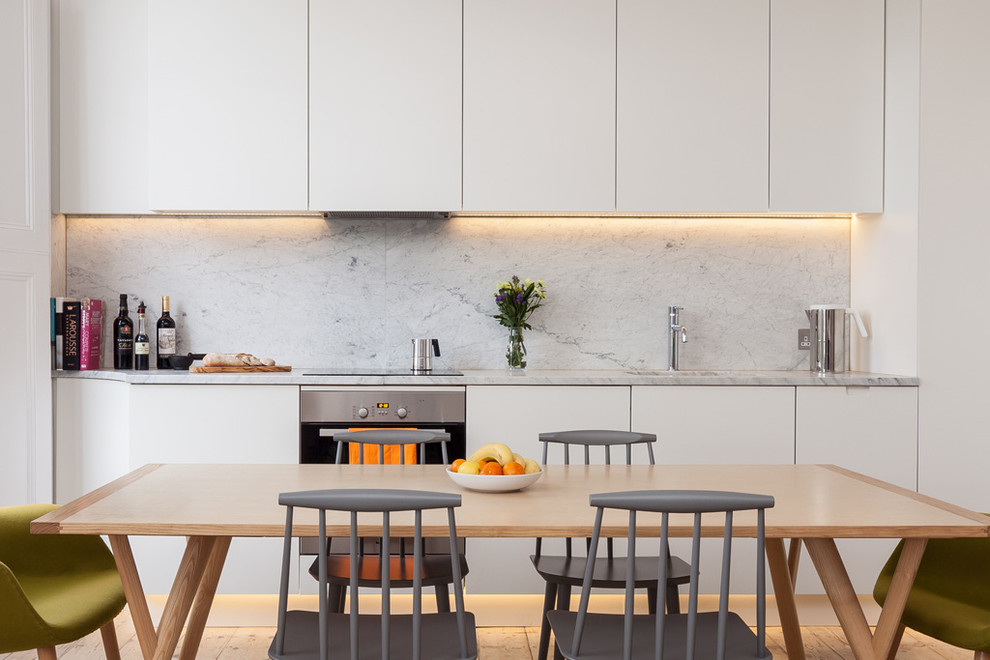 Contemporary kitchen in London.