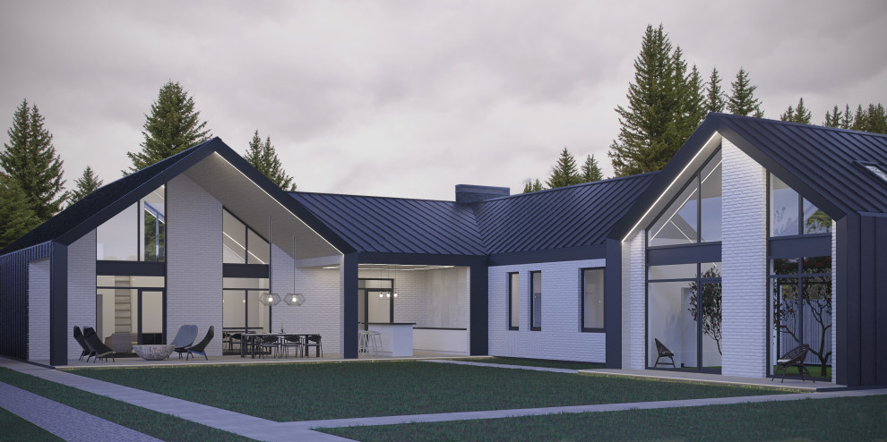 Дом в стиле BarnHouse (БарнХауз)