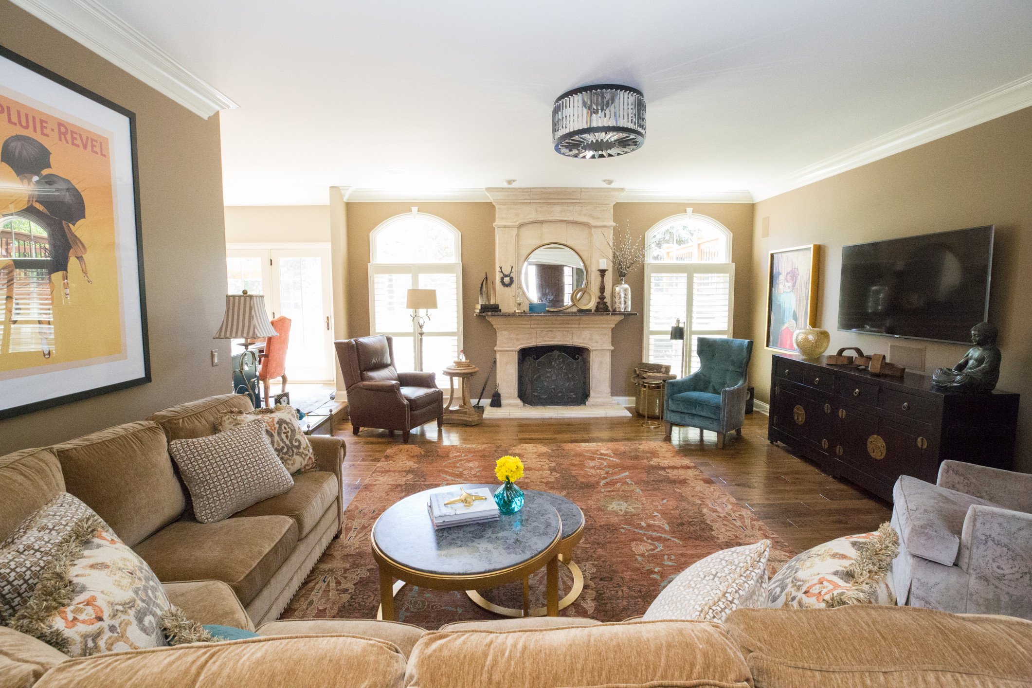 Eclectic Designed Living Room