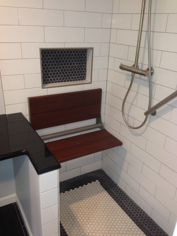 Design ideas for a modern bathroom in DC Metro.