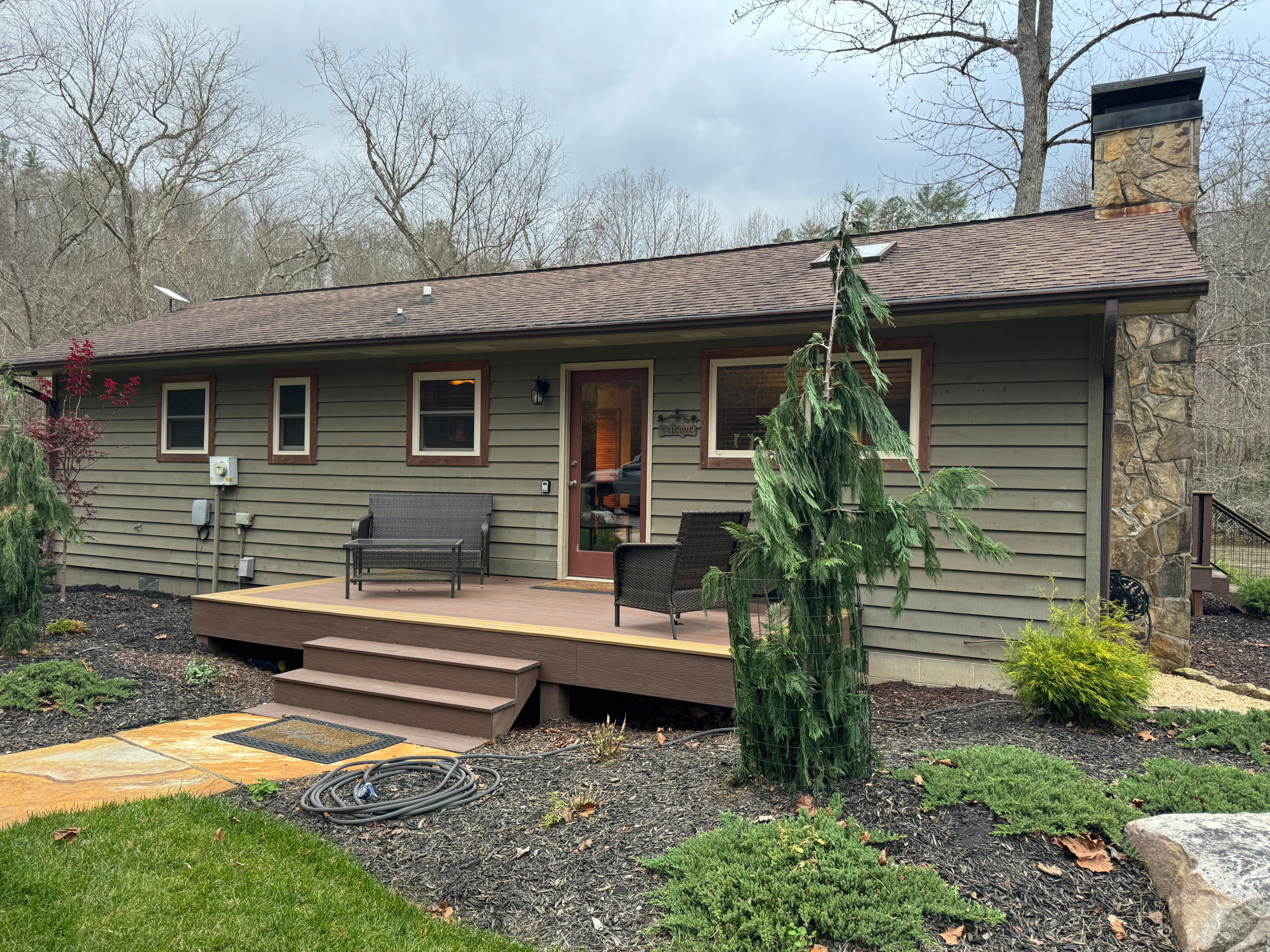 Modern Mountain Porch Addition & Exterior Facelift