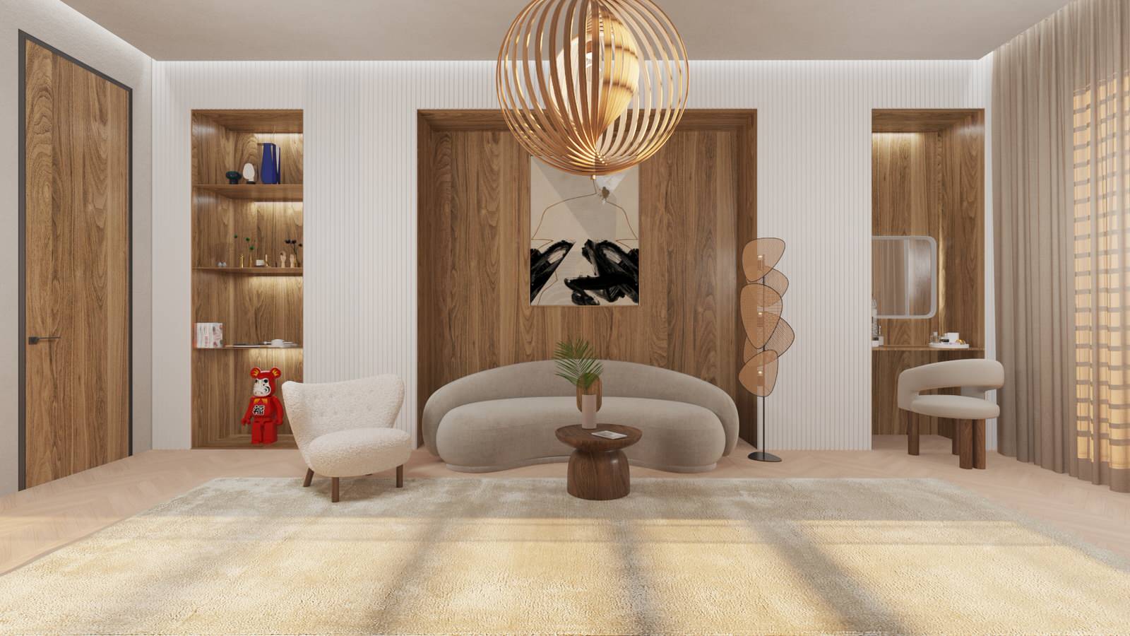 Дизайн проект интерьеров частных апартаментов