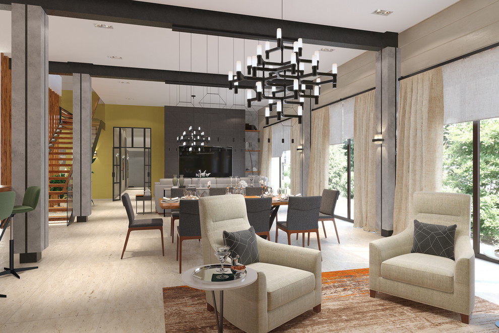 Дом из клееного бруса 500 кв