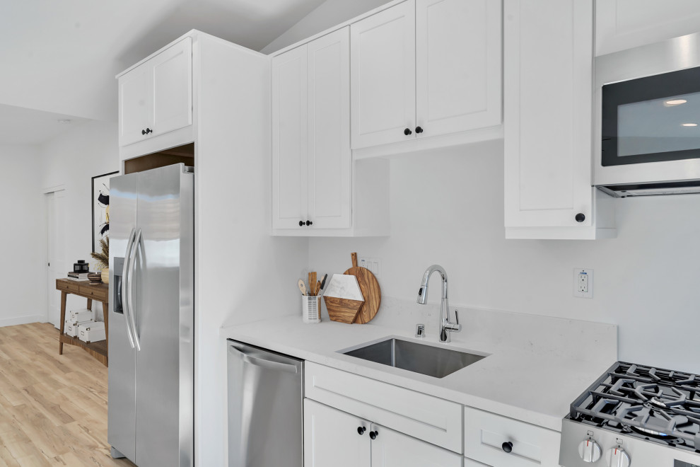Inspiration for a transitional kitchen remodel in San Diego