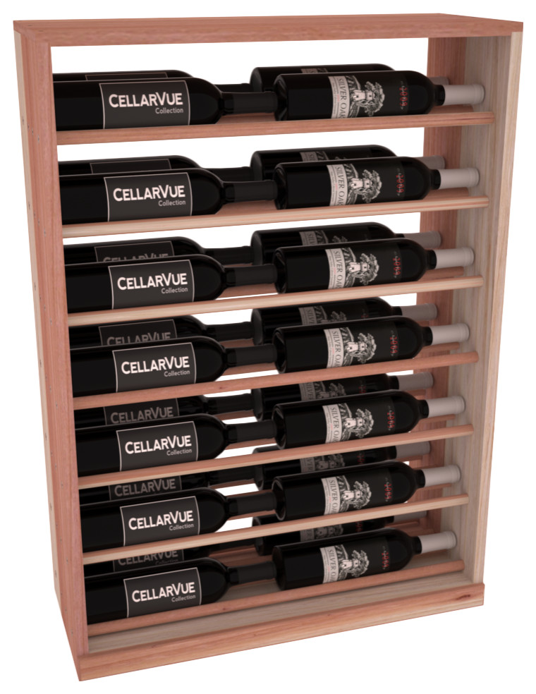 CellarVue Redwood Horizontal Wine Rack Transitional Wine Racks by