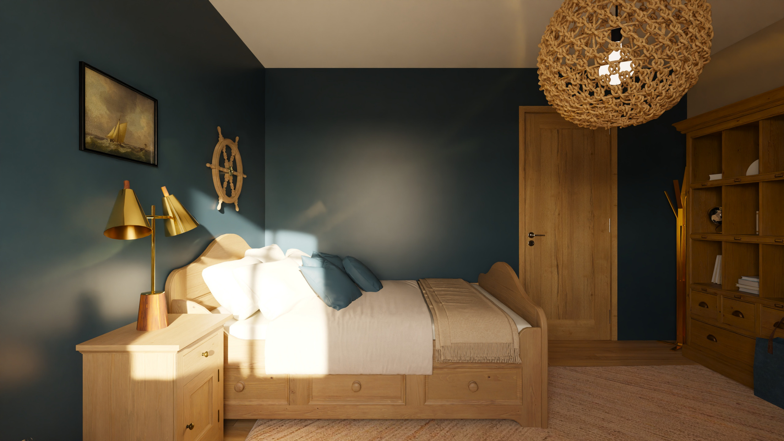 Modélisation Chambre adolescent noble