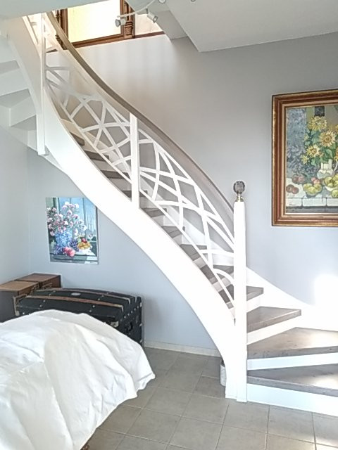 Modernisation atypique d'un escalier en bois