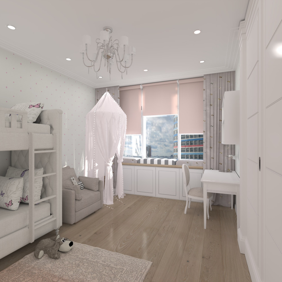 Квартира 100м2 Американская классика в ЖК Триколор