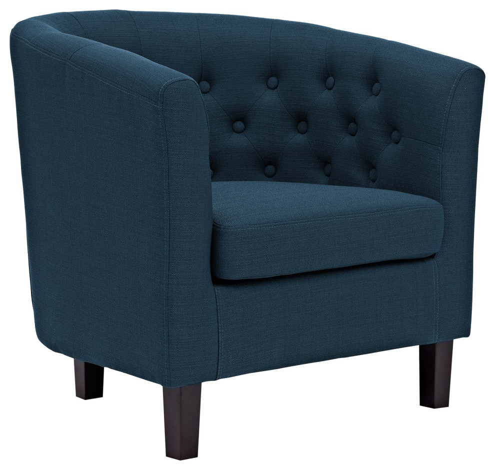 Prospect Upholstered Fabric Armchair, Azure