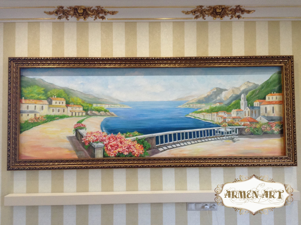 Пейзаж на стене