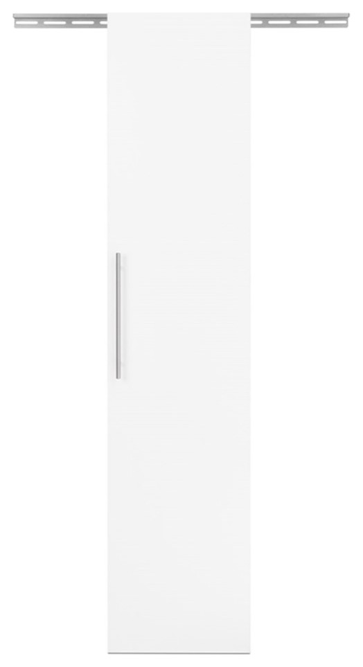 Prepac HangUps White Engineered Wood 15" Narrow Garage Storage Garage And Tool Storage