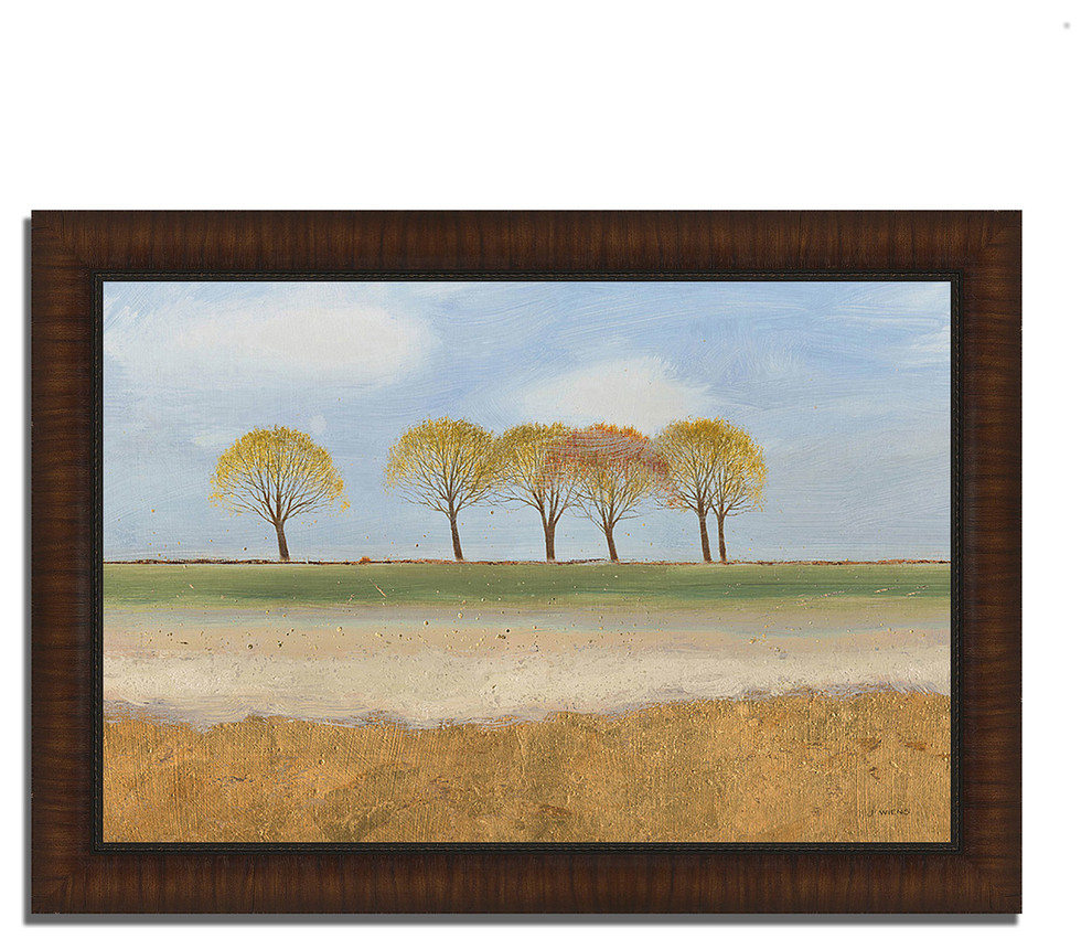 "Landscape Horizon" By James Wiens, Framed Painting Print, Ready To