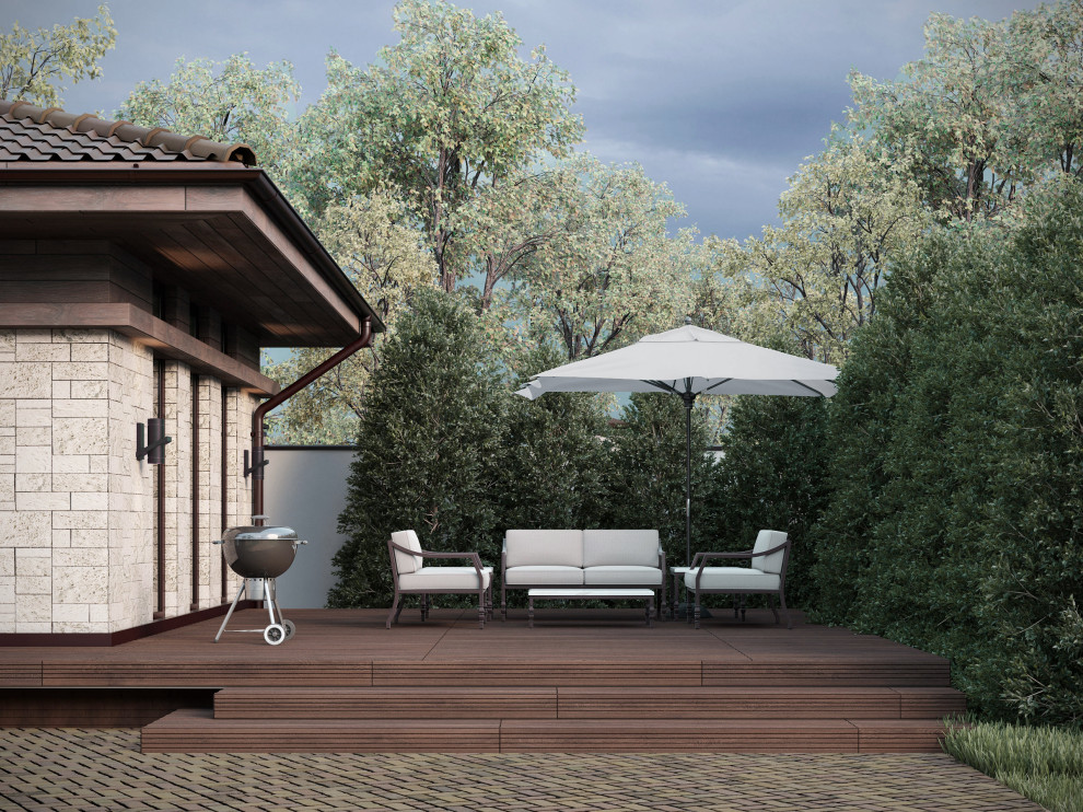 Архитектурный проект бани с бассейном