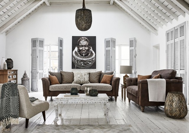 Hide & Souk | Darwin Sofa Range mediterranean-living-room