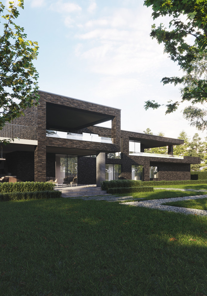 Проект архитектуры дома и сада в п. Нелжа  Врн. обл.