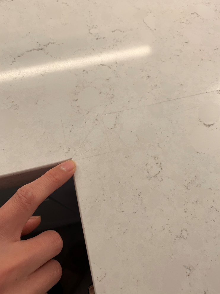 Damaged quartz countertops help