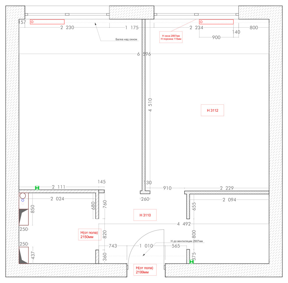 Однокомнатная квартира ЖК Vitality 40м2