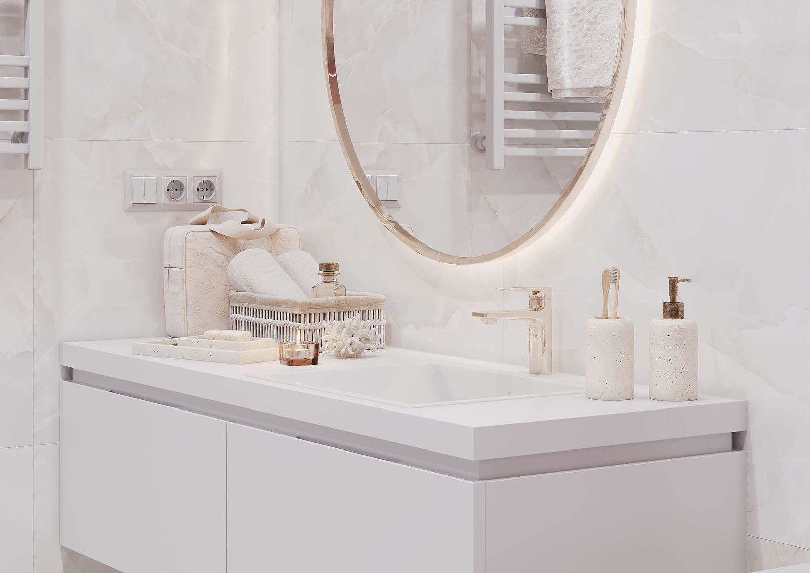 Дизайн-проект яркой квартиры 65 кв.м в современном стиле