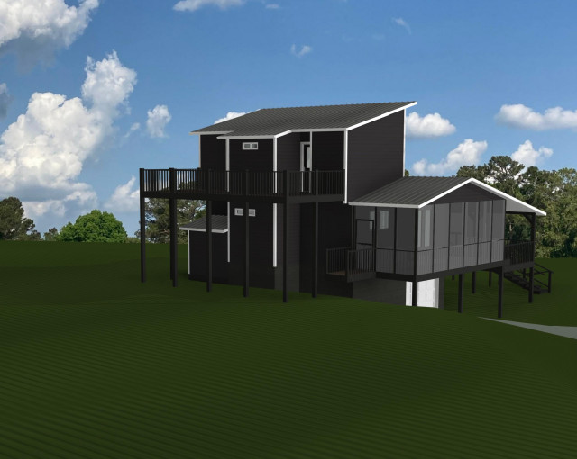 Wild Walnut Outpost rustic-rendering
